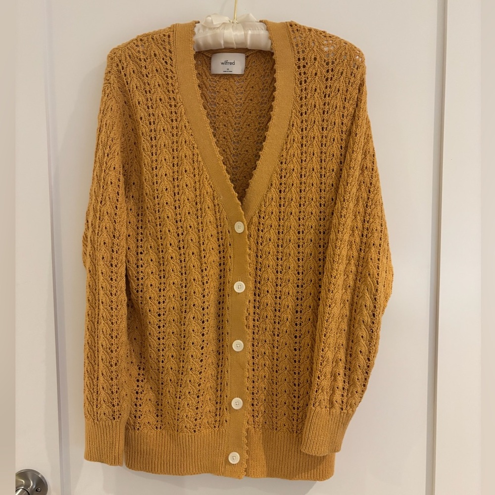 Wilfred Honeycomb Knit Cardigan